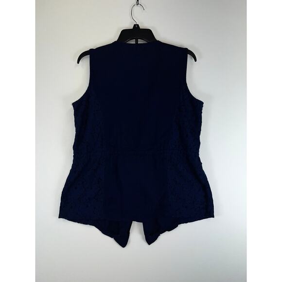 Red Camel Vest Women’s Medium Blue Sleeveless Polyester Blend - Picture 2 of 6